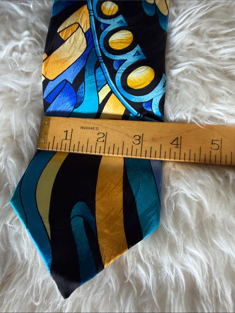 Rush Limbaugh ‘No Boundaries Collection’ vintage SILK TIE 59” EUC - Picture 5 of 5